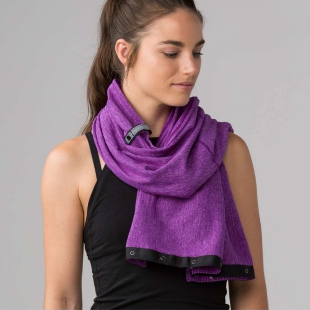 Lululemon purple jacquard vinyasa scarf